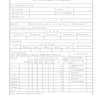 탁주약주제조방법신청서 (신규, 추가, 변경)